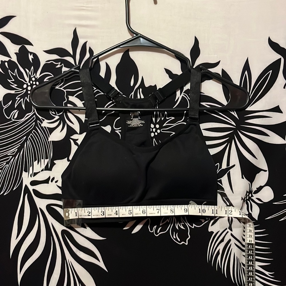 small sports bra (black)